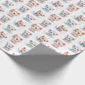 SCHATTIGEE WATERVERF KITTENS - CADEAUPAPIER (Hoek)