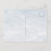 Schattigee waterverf kitty cat Santa Merry Christm Feestdagenkaart (Achterkant)