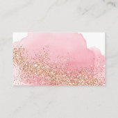 Schattigee Waterverf Kitty Cat Winter Coat Baby sh Informatiekaartje (Achterkant)