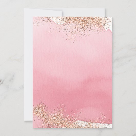 Schattigee Waterverf Kitty Cat Winter Coat Baby sh Kaart (Achterkant)