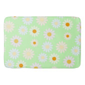 Schattigee waterverf kleurrijke Daisy Pattern Gree Badmat (Voorkant)