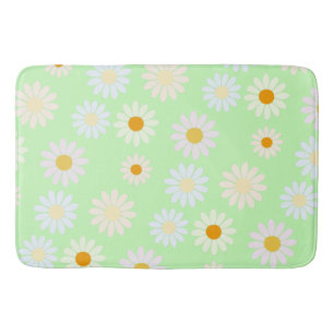 Schattigee waterverf kleurrijke Daisy Pattern Gree Badmat