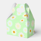 Schattigee waterverf kleurrijke Daisy Pattern Gree Bedankdoosjes (Achterkant)