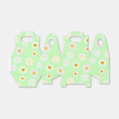 Schattigee waterverf kleurrijke Daisy Pattern Gree Bedankdoosjes (Uitgevouwen)