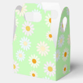 Schattigee waterverf kleurrijke Daisy Pattern Gree Bedankdoosjes (Geopend)