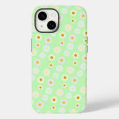 Schattigee waterverf kleurrijke Daisy Pattern Gree Case-Mate iPhone Case (Achterkant)