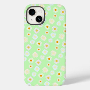 Schattigee waterverf kleurrijke Daisy Pattern Gree Case-Mate iPhone 14 Hoesje