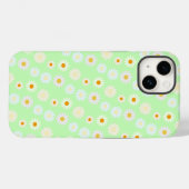 Schattigee waterverf kleurrijke Daisy Pattern Gree Case-Mate iPhone Case (Achterkant (horizontaal))