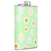 Schattigee waterverf kleurrijke Daisy Pattern Gree Heupfles (Rechts)