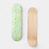 Schattigee waterverf kleurrijke Daisy Pattern Gree Persoonlijk Skateboard (Voorkant)