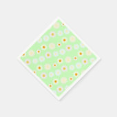 Schattigee waterverf kleurrijke Daisy Pattern Gree Servet (Hoek)