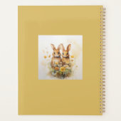 Schattigee Waterverf Konijnen Planner (Achterkant)