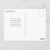 Schattigee Waterverf Kunst Verfschilderij Partij V Briefkaart (Achterkant)