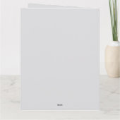 Schattigee Waterverf Landelijke Rustieke Illustrat Kaart (Achterkant)