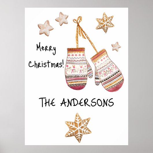 Schattigee Waterverf Landelijke Rustieke Illustrat Poster (Voorkant)