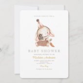 Schattigee Waterverf Little Bunny met Wortel Kaart (Voorkant)