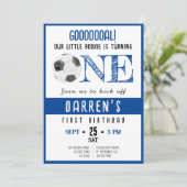 Schattigee Waterverf Little Rookie Voetbal 1e Verj Kaart (Staand voorkant)