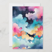 Schattigee Waterverf Llama Mama Baby shower Kaart (Achterkant)