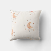 Schattigee Waterverf maan en sterren Kussen (Achterkant)