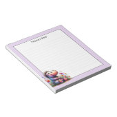 Schattigee Waterverf met nijlpaard Notitieblok (Schuin)