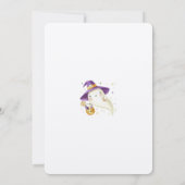 Schattigee Waterverf Minimal Volwassen Halloween P Kaart (Achterkant)