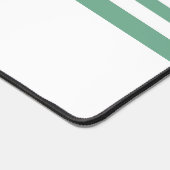 Schattigee Waterverf Mint Bow Stripes Desk Mat (Hoek)