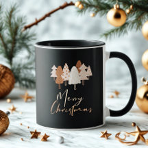 Schattigee Waterverf Modern Script Boho kerstboom