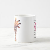 Schattigee Waterverf Moeder & Baby Giraffe Moederd Koffiemok (Center)