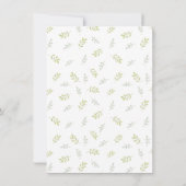 Schattigee Waterverf Monkey Gender Reveal Kaart (Achterkant)