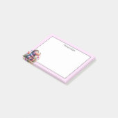 Schattigee Waterverf nijlpaard Post-it® Notes (Schuin)