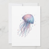 Schattigee Waterverf One der Het Zee 1e Verjaardag Kaart (Achterkant)