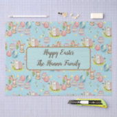 Schattigee Waterverf Paaseieren, Konijntje en Bloe Tissuepapier (Craft)