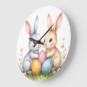 Schattigee Waterverf paashaas Schattigee konijnen Grote Klok (Hoek)