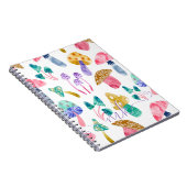 Schattigee Waterverf Paddenstoelen Notitieboek (Rechterzijde)