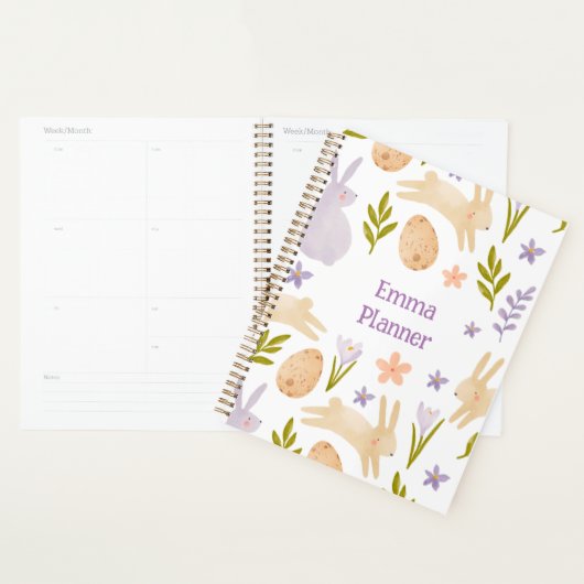 Schattigee Waterverf Pasen Planner (Display)