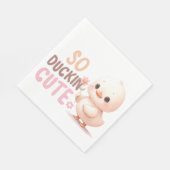 SCHATTIGEE WATERVERF PASTEL BABY CHICK SERVET (Hoek)