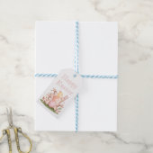 Schattigee Waterverf pastel konijntjes & eieren pa Cadeaulabel (Met Touw)