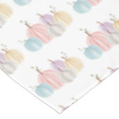 Schattigee Waterverf Pastel Pompoenen Thanksgiving Tafelkleed (Gekanteld)