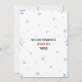 Schattigee Waterverf Pinguïn Verjaardagsuitnodigin Kaart (Achterkant)