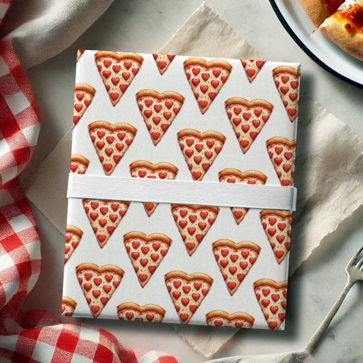 Schattigee Waterverf Pizza Gift Wrap Cadeaupapier