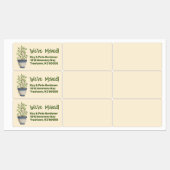Schattigee Waterverf Planten Labels (Vel)