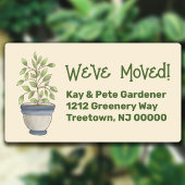 Schattigee Waterverf Planten Labels