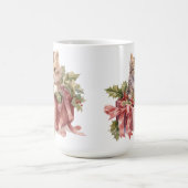 SCHATTIGEE WATERVERF PLUIZIGE KERST KITTEN KOFFIEMOK (Center)