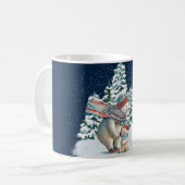 Schattigee Waterverf Polar Beren Koffiemok (Voorkant links)
