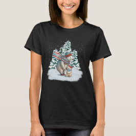 Schattigee Waterverf Polar Beren T-shirt