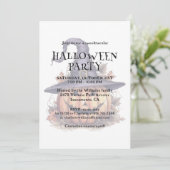 Schattigee Waterverf pompoen in een Pet Halloween  Kaart (Staand voorkant)