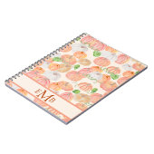 Schattigee Waterverf pompoen patch najaar Notitieboek (Linkerzijde)