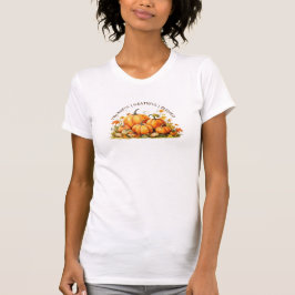 Schattigee Waterverf pompoenen dankbaar dankbaar d T-shirt