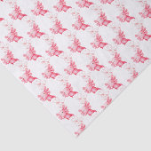 Schattigee Waterverf Roze Baby Axolotl Tissuepapier (Detail)