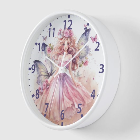 Schattigee Waterverf roze fee meisjesvlinders (Hoek)